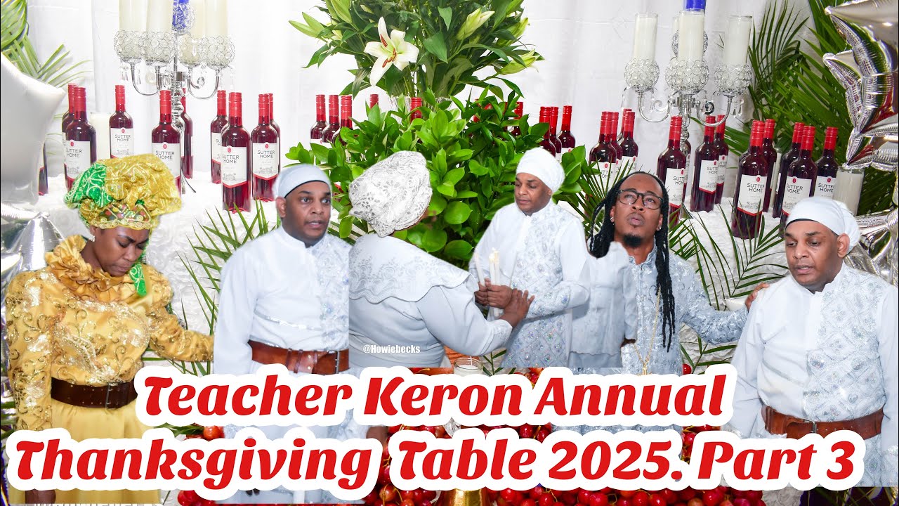 Teacher Keron Annual Thanksgiving Table 2025. Part 3