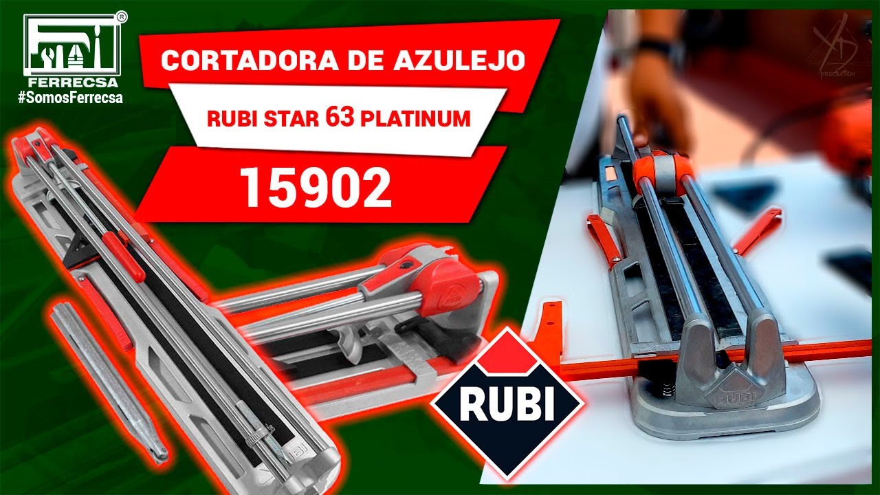 INCREÍBLE Cortadora Azulejo STAR 63 PLATINUM 15902 RUBI (DEMOSTRACIÓN)