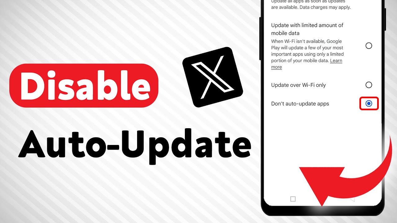 How To Disable Update X (Twitter) App Automatically (Updated)