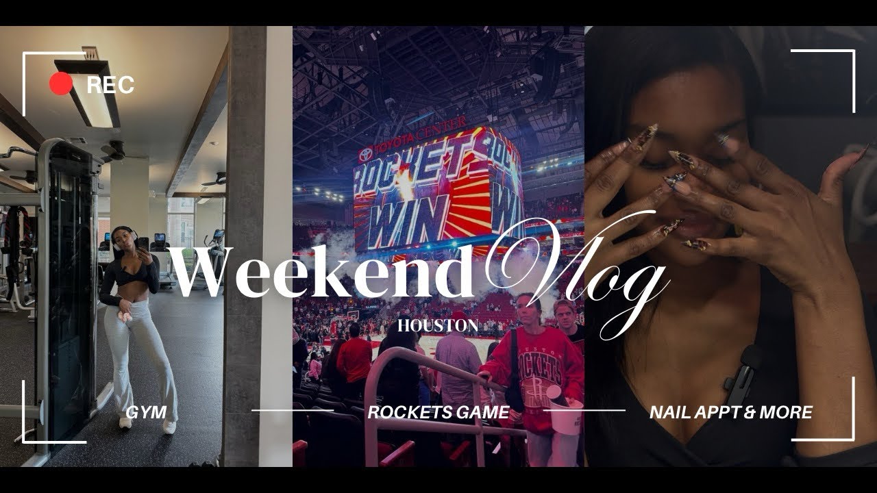 Soft Life Weekly Vlog | Gym & Pilates, Rockets Game, Matcha Run🖤