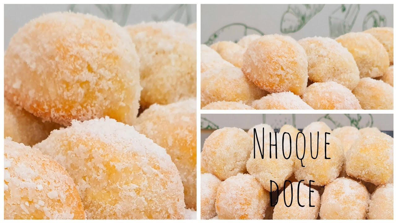 Nhoque doce que derrete na boca