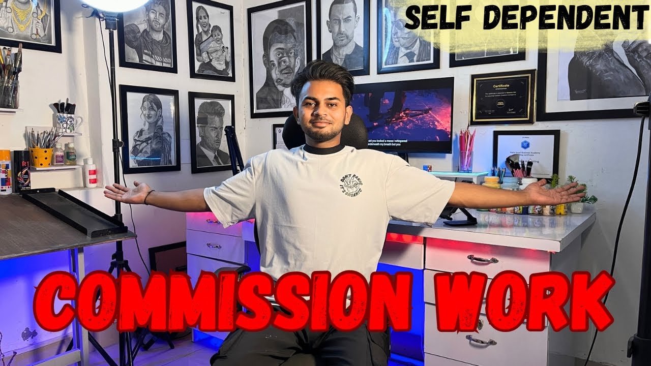How to Get Commission Work for Artist | Sketch Portraits Painting | Self Dependent Artist