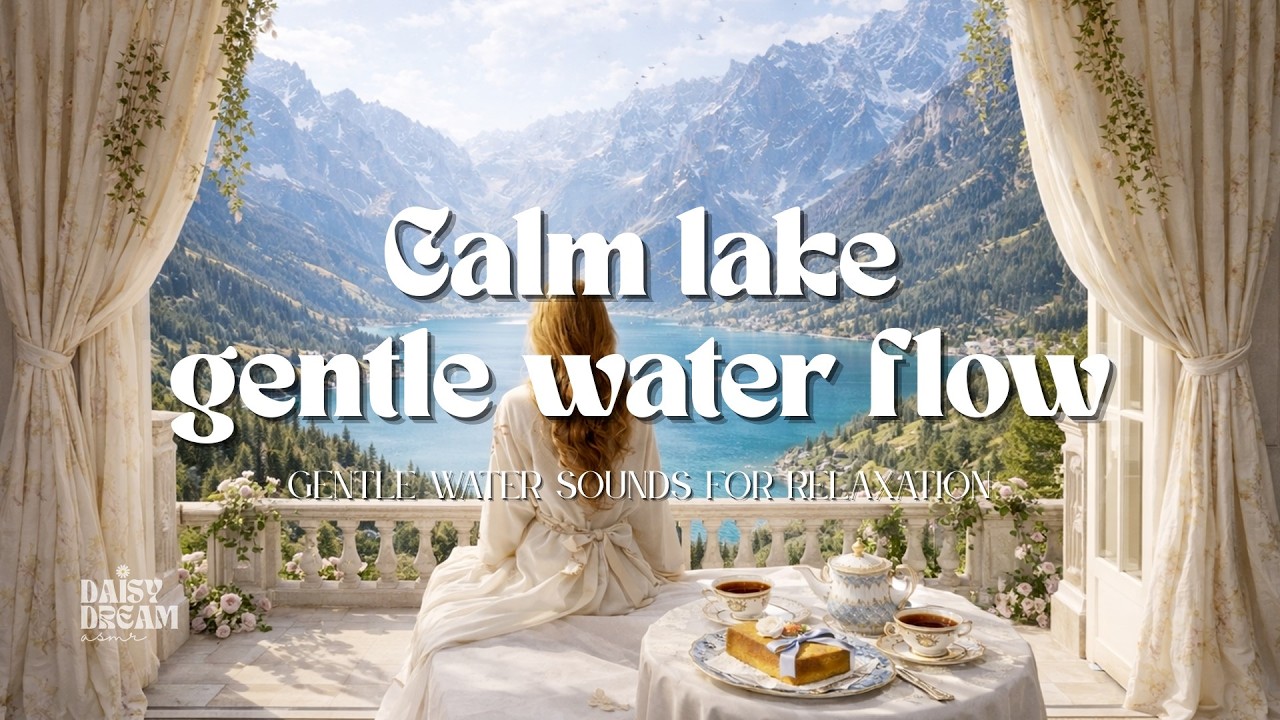 Calm Lake Ambience ASMR | Gentle Water Flow for Deep Rest & Relaxation