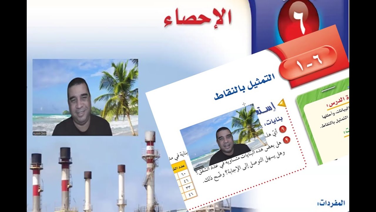 25 - الإحصاء -  التمثيل بالنقاط - الصف الاول المتوسط - المنهج السعودي الجديد 1447 هـ