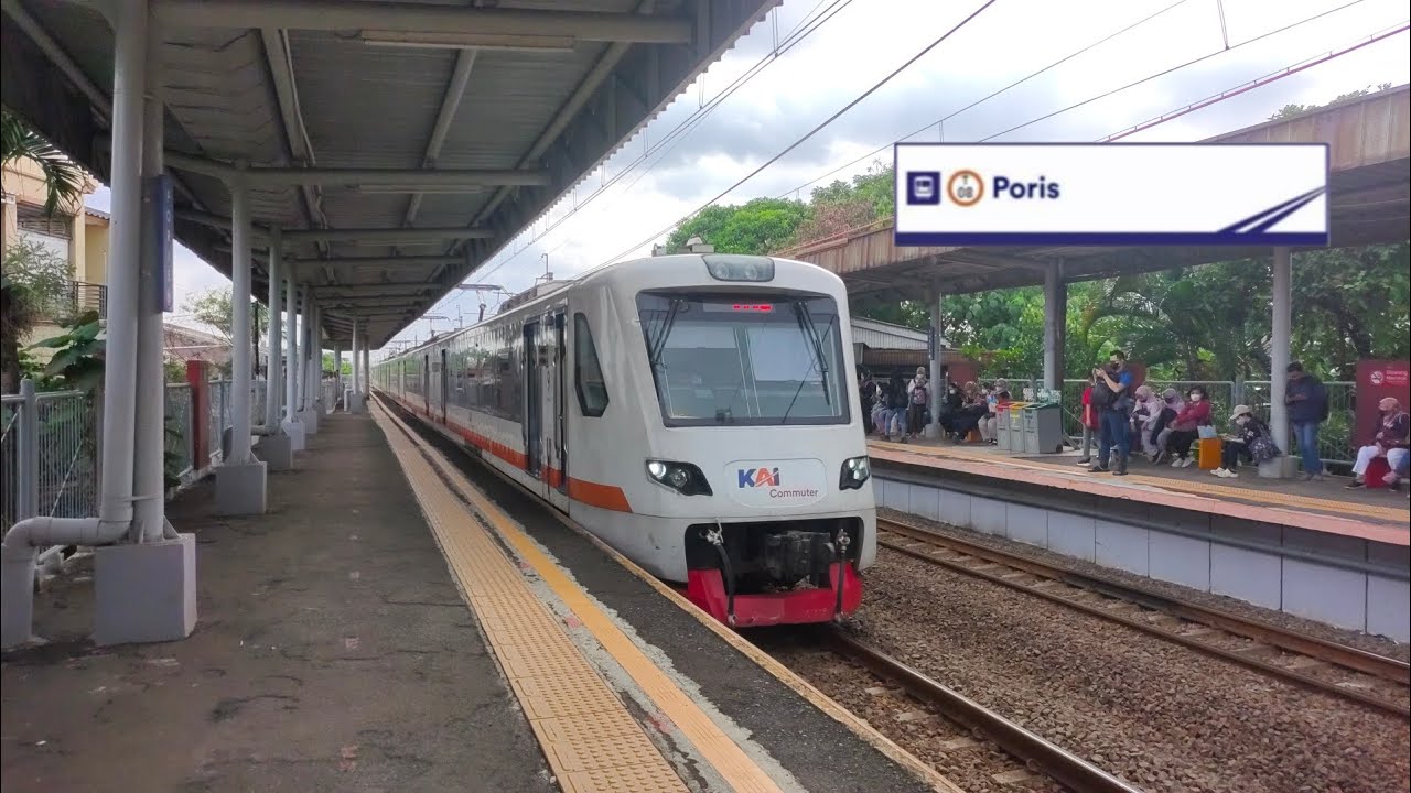 Hunting & rekam kereta di stasiun Poris kota Tangerang