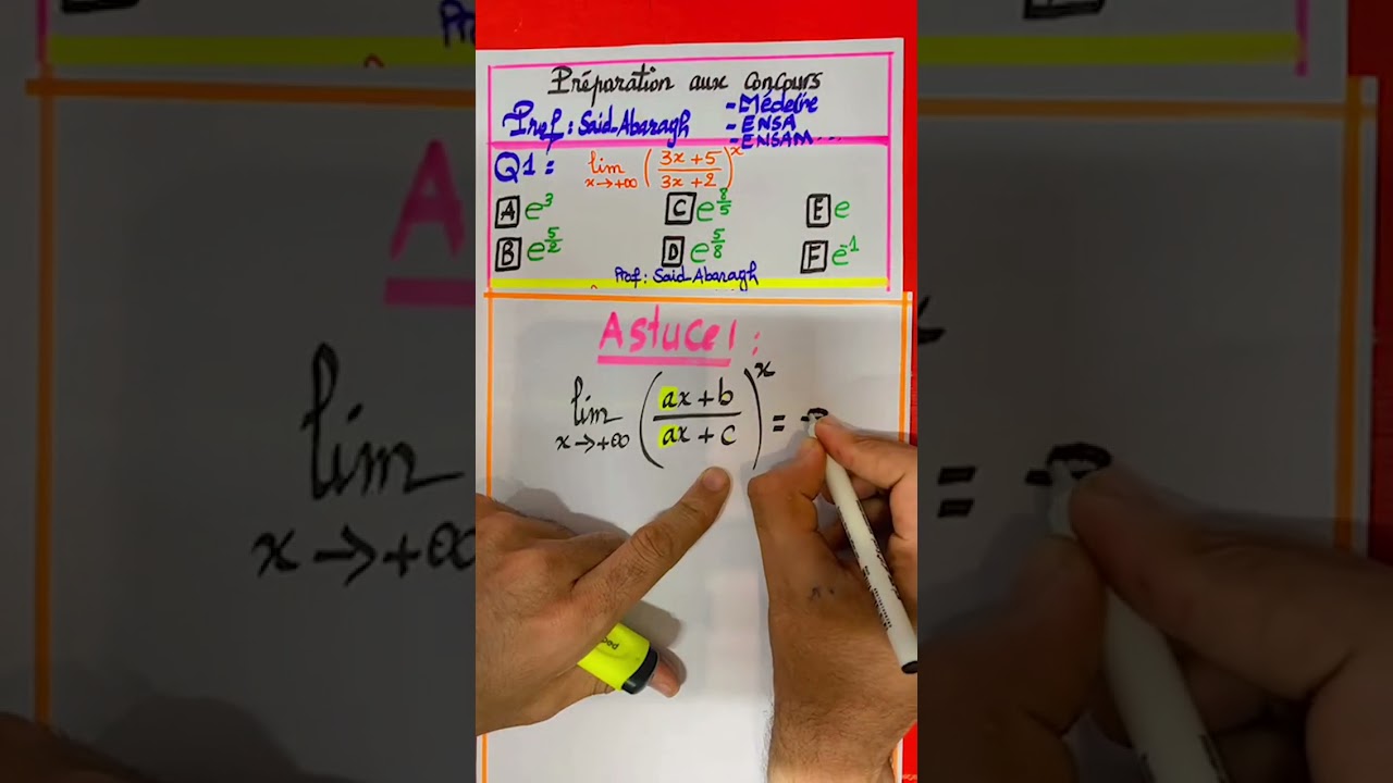 préparation  concours : médecine , ENSA , ENSAM
