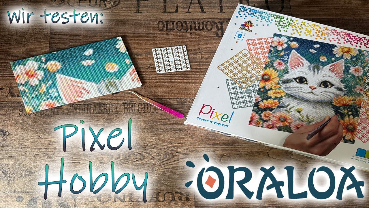 NEU! Wir testen PIXEL HOBBY von ORALOA -  Eine tolle Diamond Painting Alternative