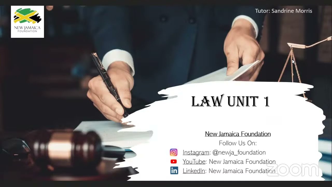 CAPE LAW Unit 1 Marathon Session (2023)