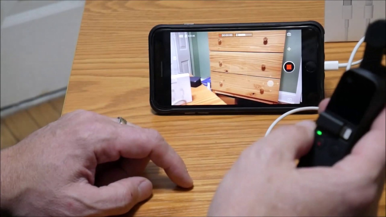 DJI Osmo Pocket Connected with Lightning CABLE