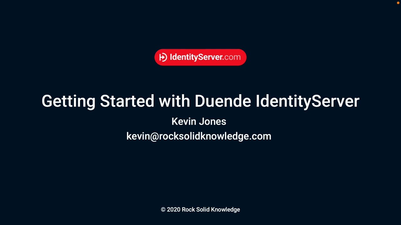 Начало работы с Duende IdentityServer (1/2)