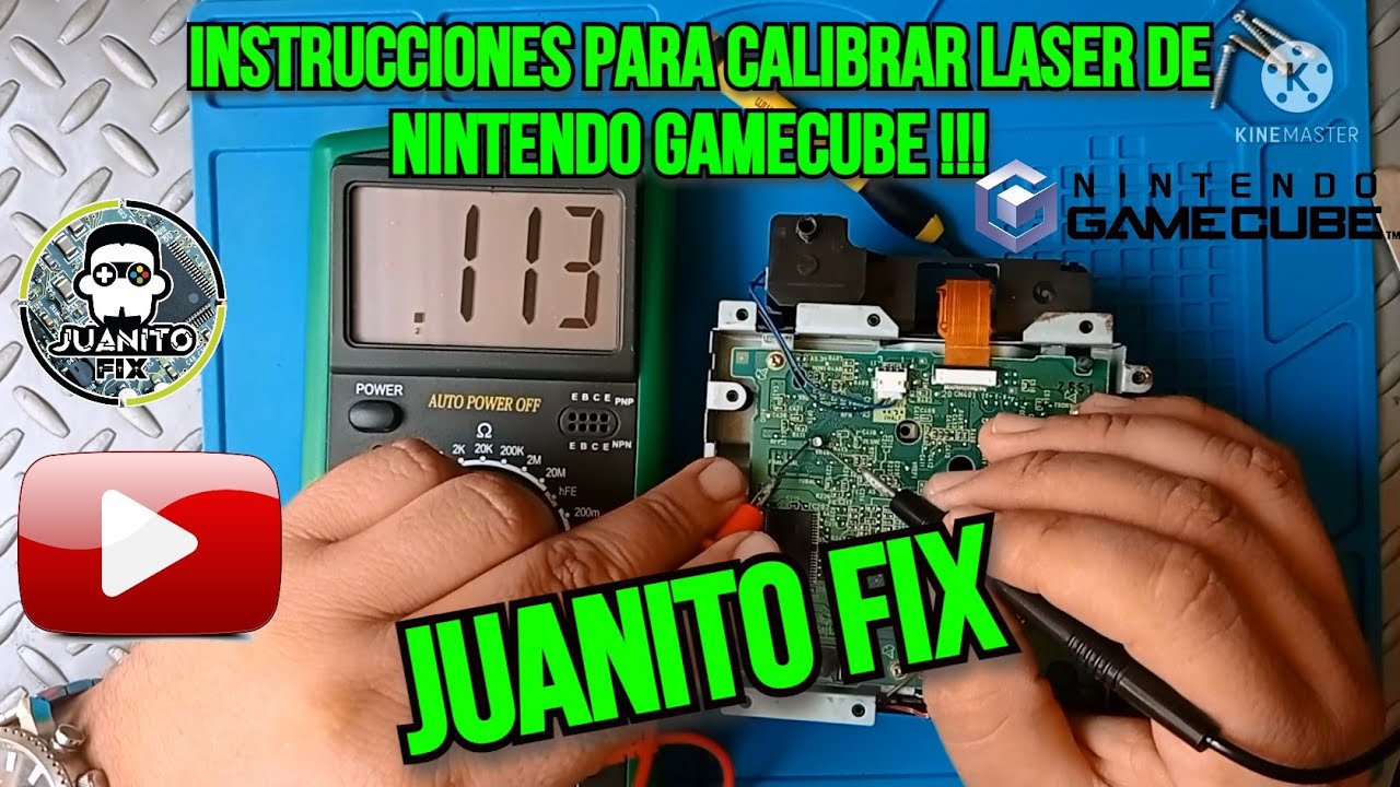 Instrucciones para calibrar láser de Gamecube / Calibrate correctly Nintendo Gamecube laser
