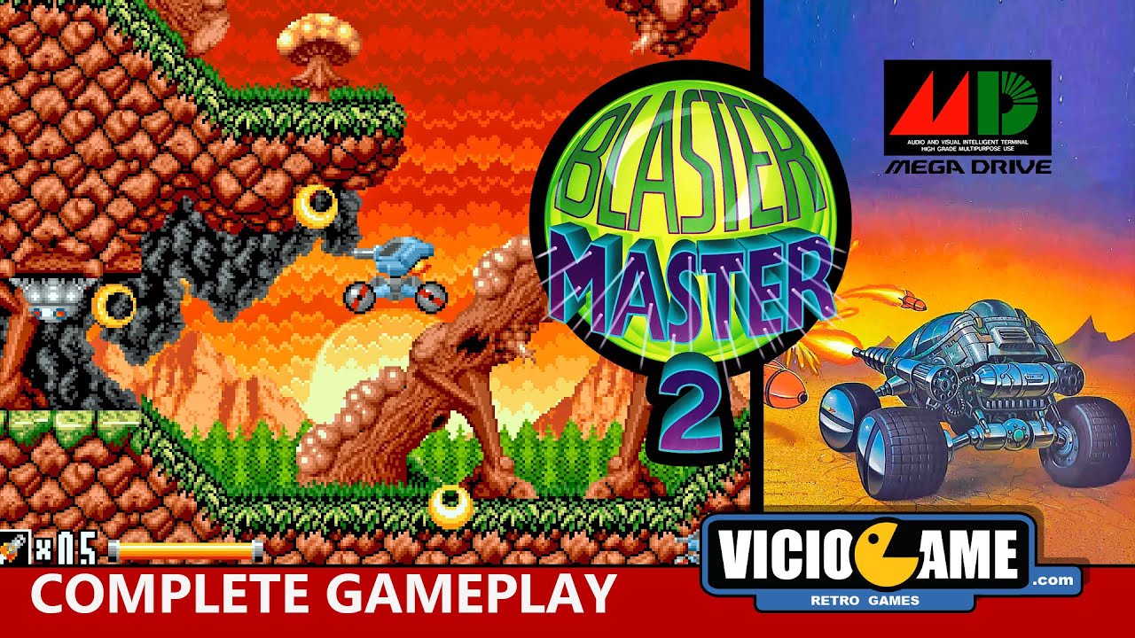 🎮 Blaster Master 2 (Mega Drive) Complete Gameplay