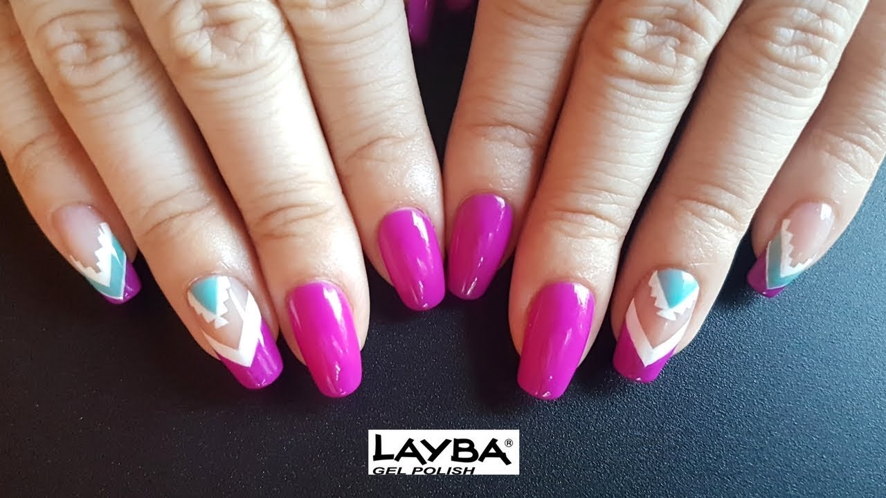 Geometric nail art SEMIPERMANENTE | Ale nail art