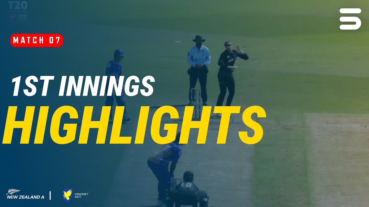 ACT Comets Highlights | New Zealand A vs ACT Comets | Match 07 | Top End T20 2026 | ZP1H