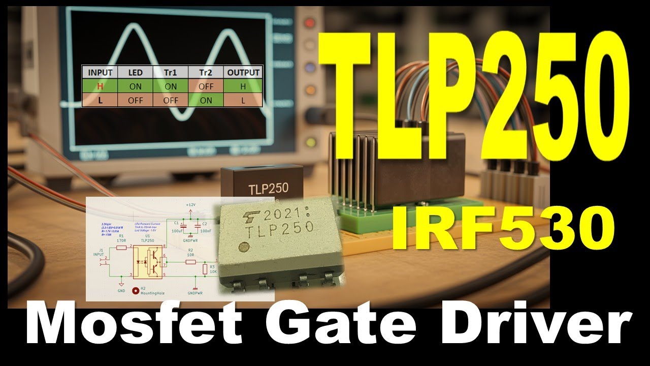✨ TLP250 & MOSFET DRIVER