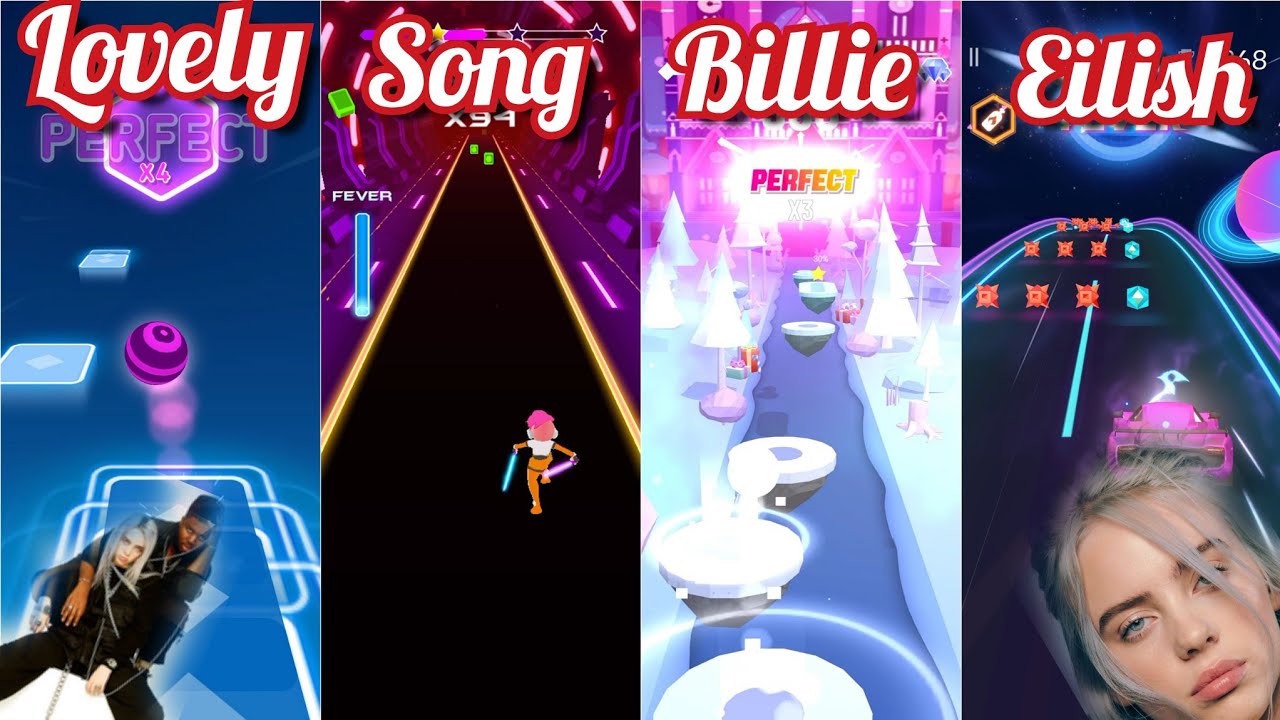 Lovely - Tiles hop Vs Beat bladder Vs Hop ball Vs Beat racing