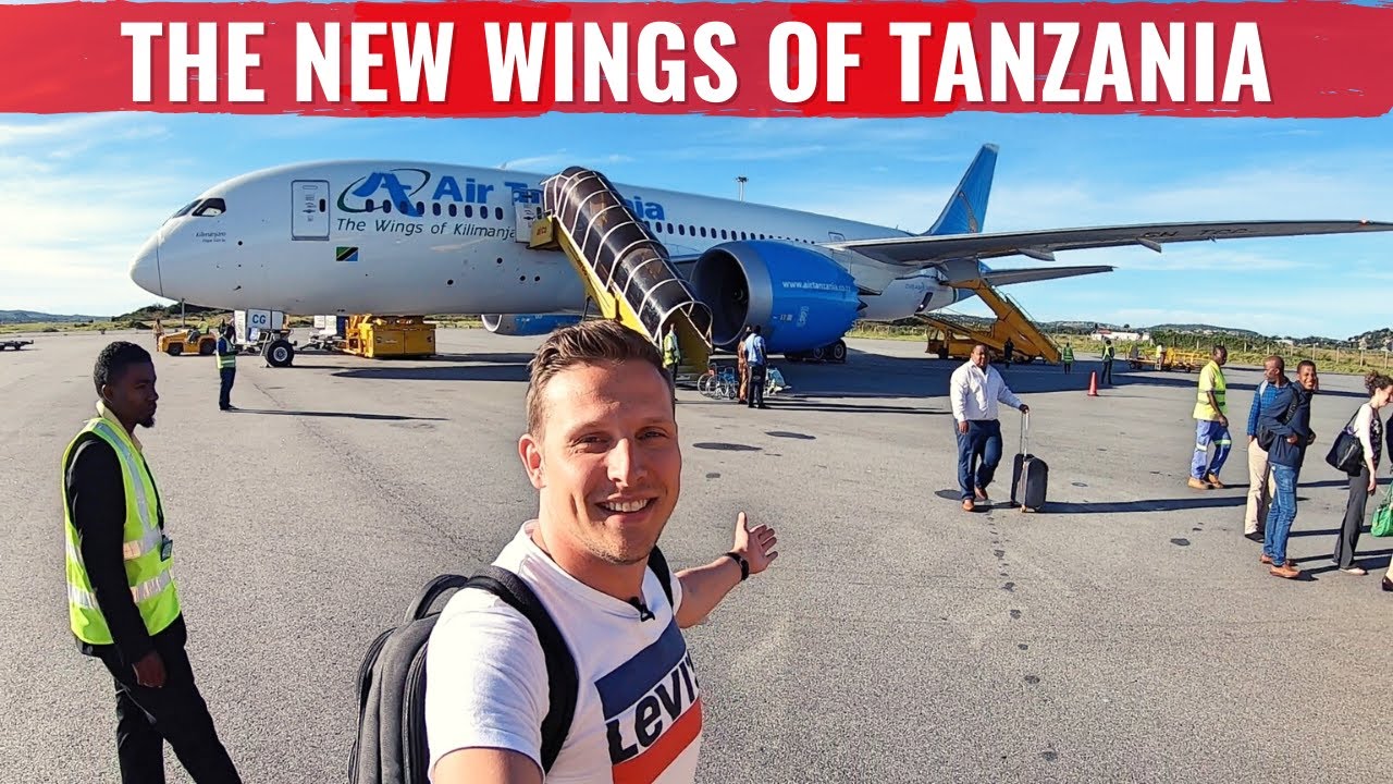 The WORLD's FIRST AIR TANZANIA 787 DREAMLINER REVIEW in BUSINESS CLASS!