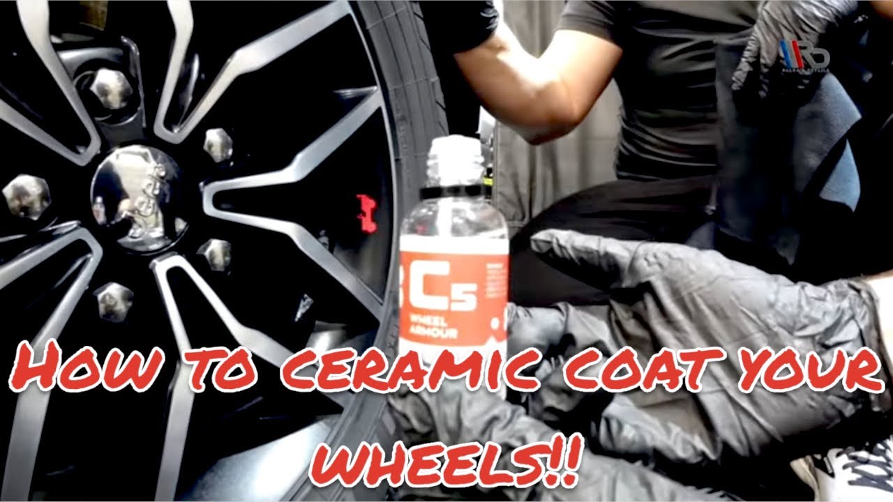 Как нанести керамическое покрытие на диски с помощью Gtechniq C5 #autodetailing #cardetailing #cs...