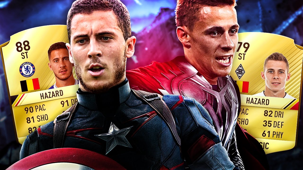 EDEN HAZARD VS THORGAN HAZARD THE BEST BELGIAN BEAST SQUAD IN FIFA! FIFA 17 ULTIMATE TEAM