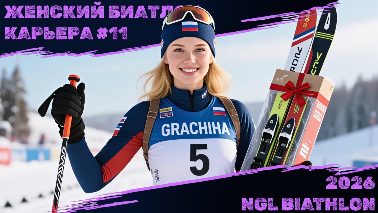 КАРЬЕРА ЗА БИАТЛОНИСТКУ #11 / КУПИЛ НАСТЮХЕ ТОПОВЫЕ ЛЫЖИ / NGL Biathlon 2026