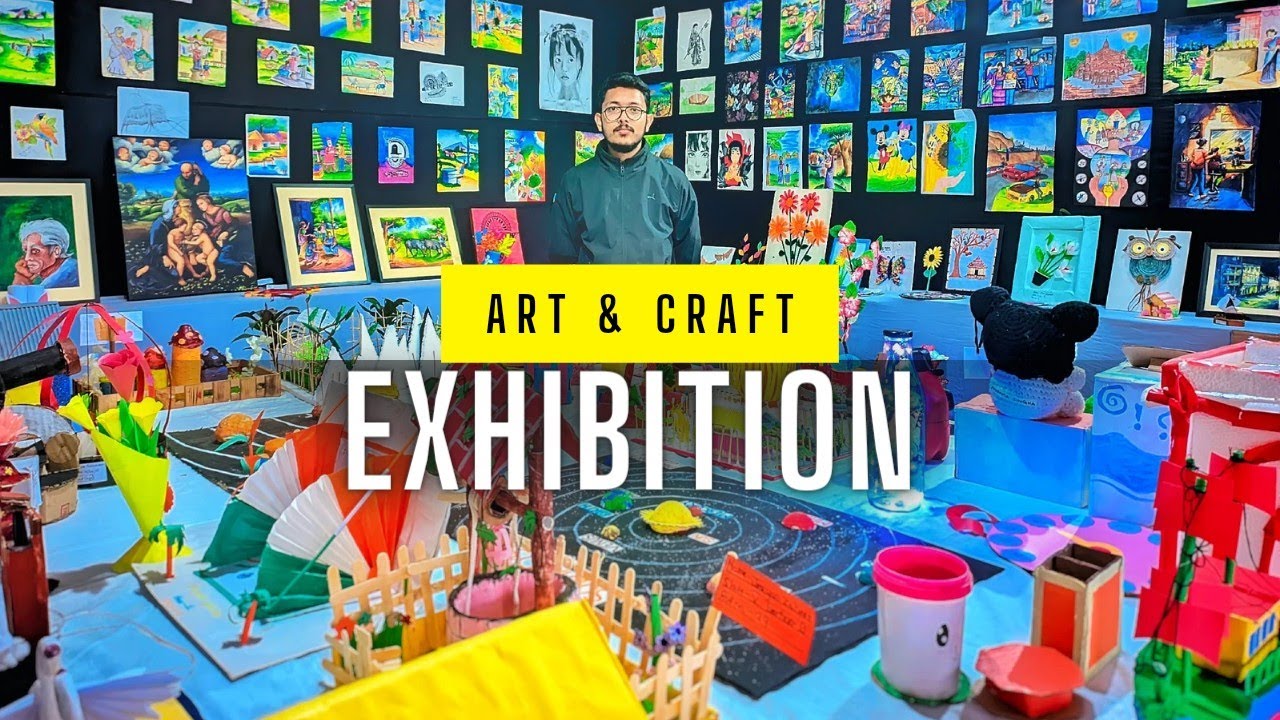 Art & Craft Exhibition at Guwahati Public School || Art Exhibition 2024