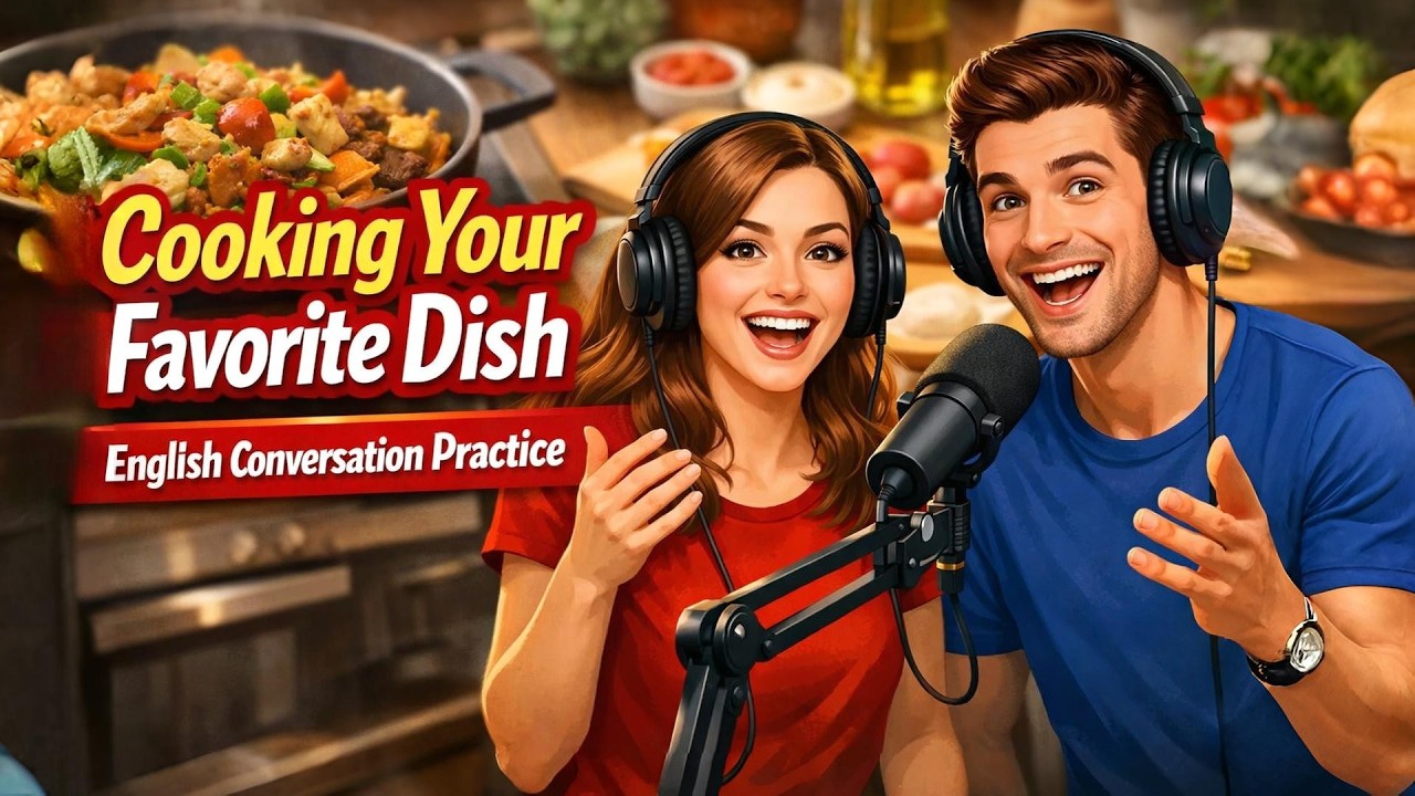 Cooking Your Favorite Dish English Conversation Practice for Beginners | Speak English Confidently