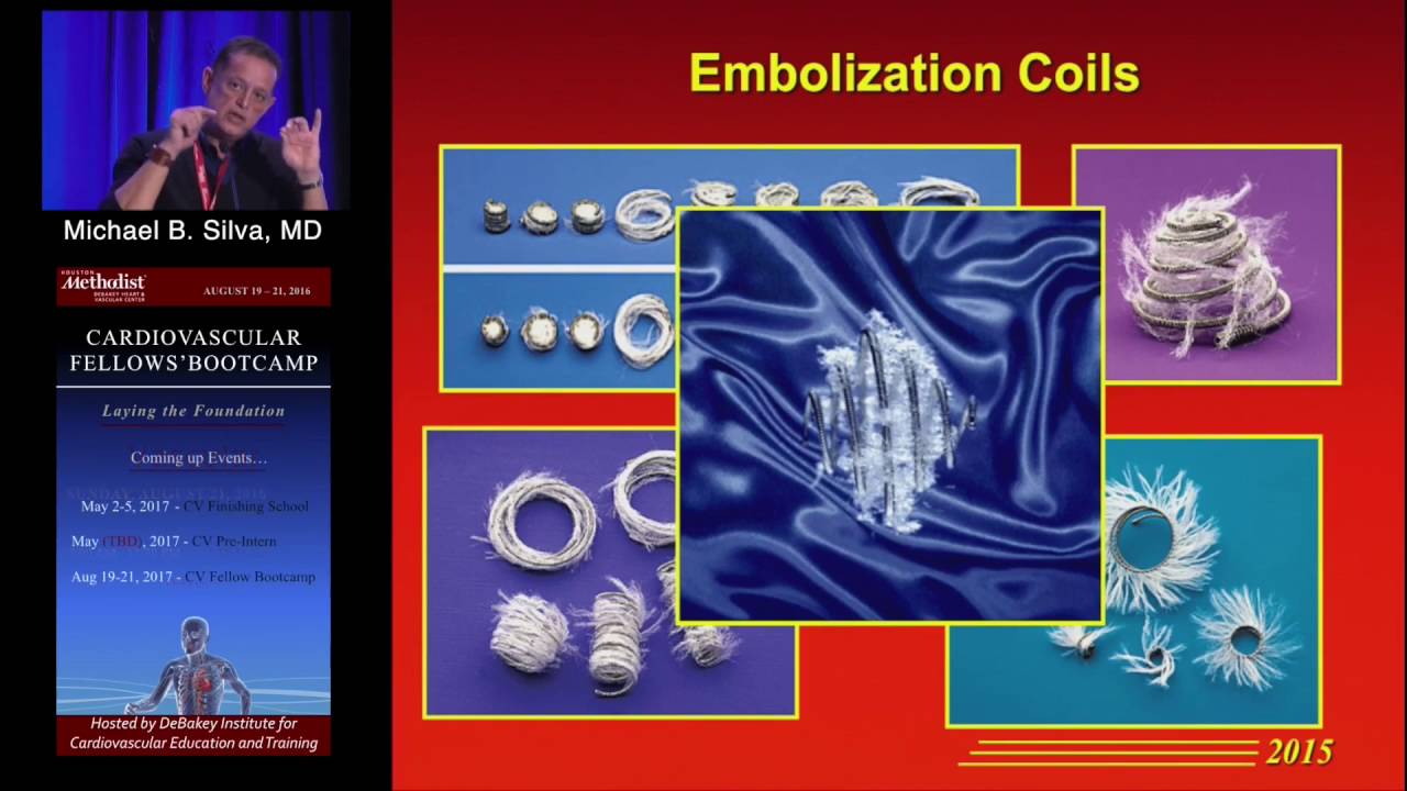 Wires, Catheters, Balloons, Stents (Michael B. Silva, MD) Saturday, August 20, 2016