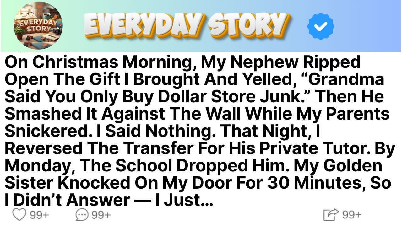 On Christmas Morning, My Nephew Ripped Open The Gift I Brought And Yelled, “Grandma Said You Onl