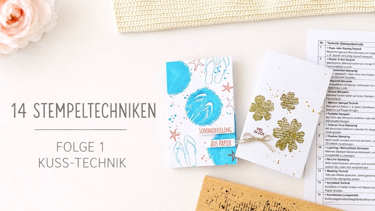 Kennst du die Kuss-Technik? 💋 Geniale Stempel-Effekte einfach selber machen