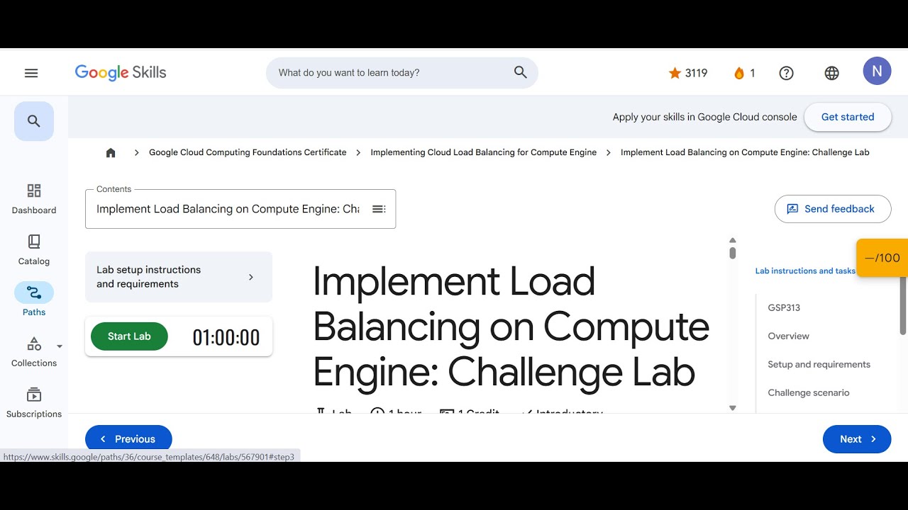 05 Implementing Cloud Load Balancing for Compute Engine:  Challenge Lab
