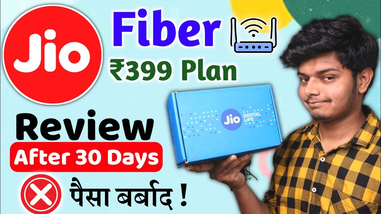 Jio Fiber 399 Plan Review After 30 Days Honest Talk - Speed, Landline Connection