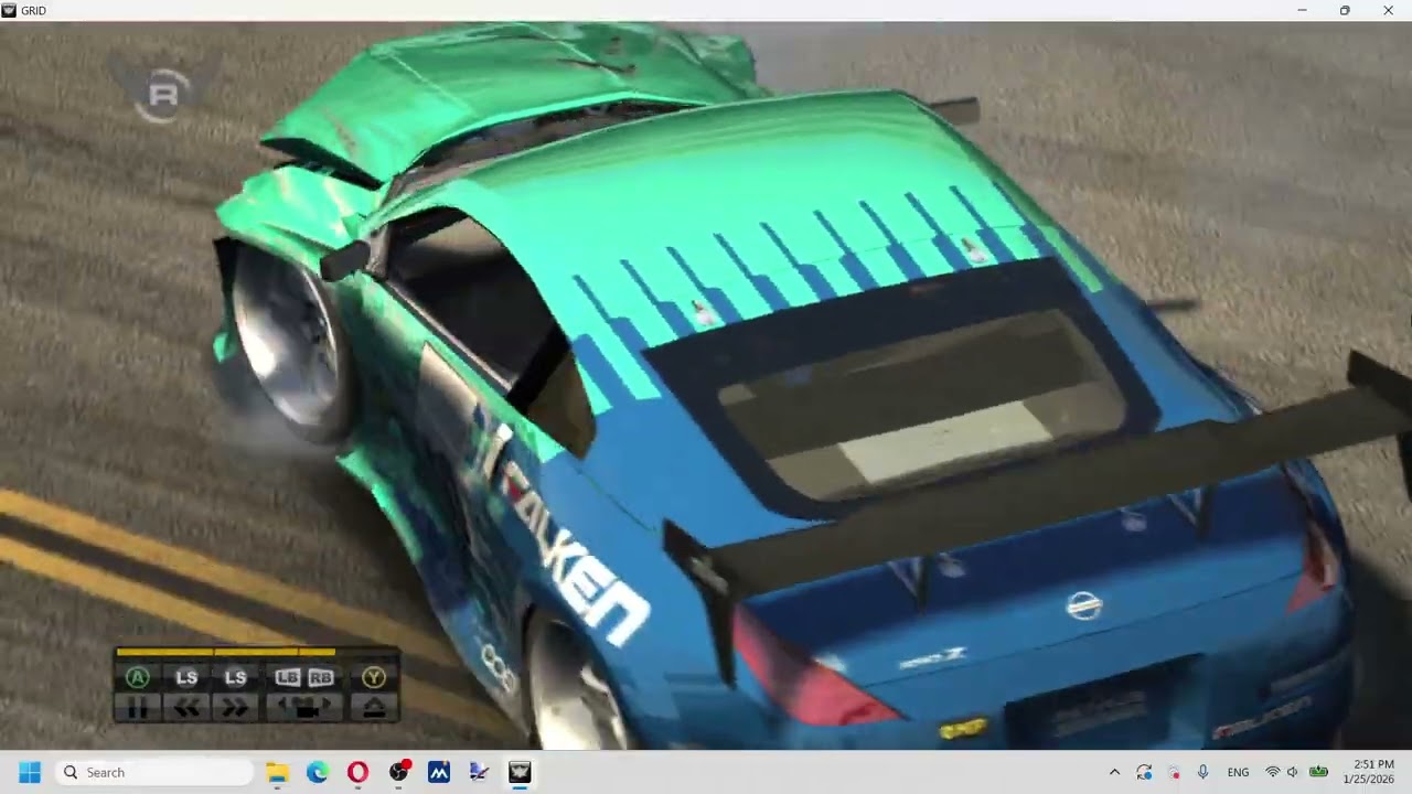 Race Driver GRID Best Replays 246 Long Beach SC B NISSAN 350Z #10 TRex