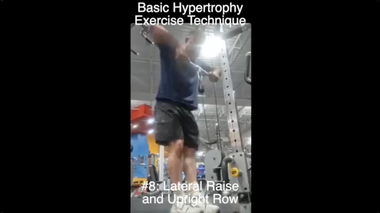 Exercise Technique 49: Lateral Raise and Upright Row