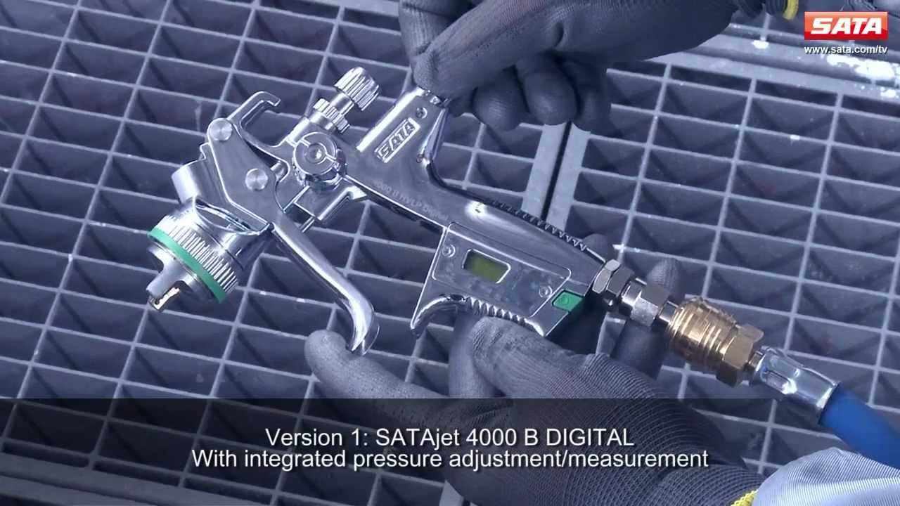 SATA Automotive Refinishing - Painting with HVLP Technology