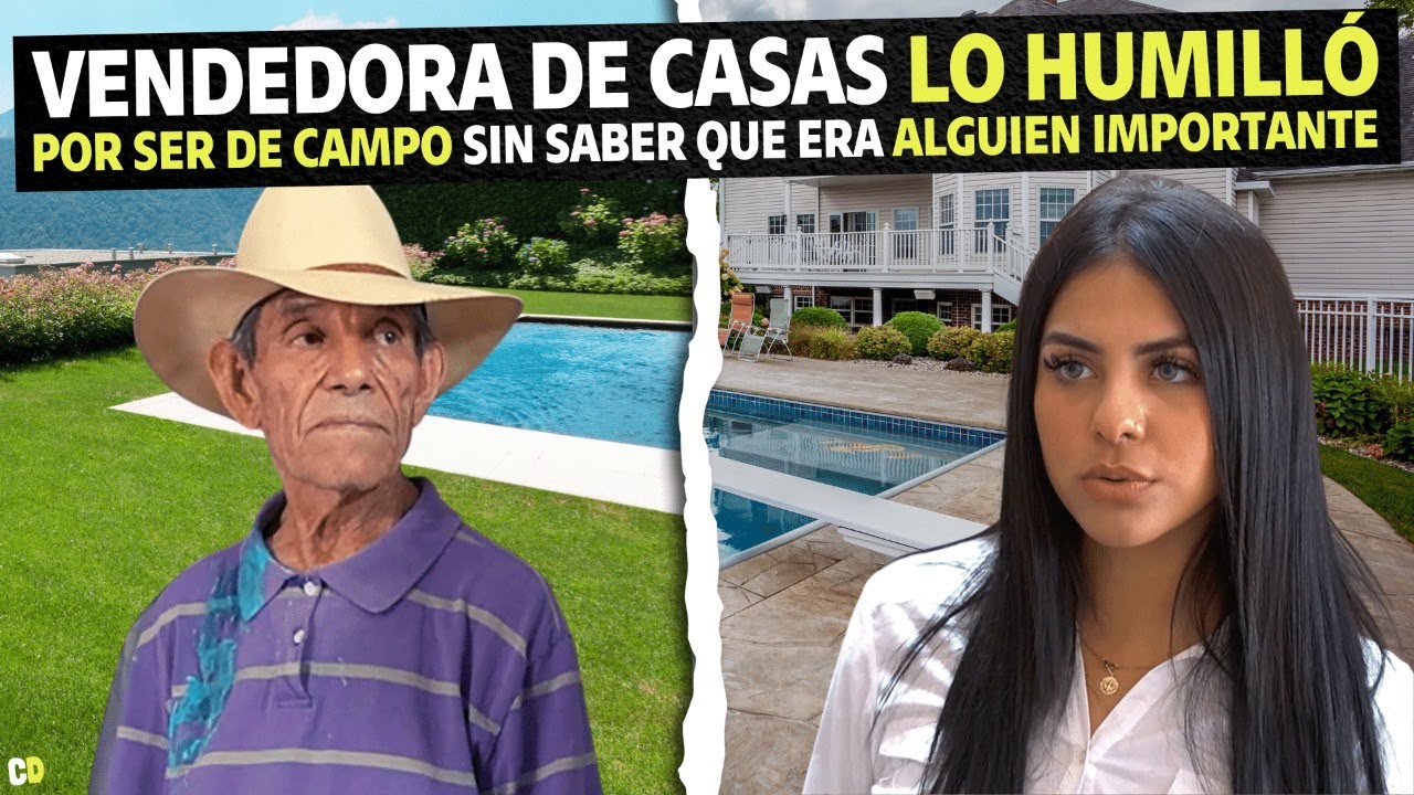 Vendedora de casas lo humilló por ser de campo sin saber que era alguien importante.