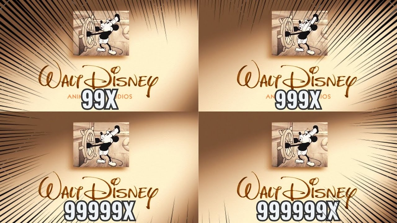 Walt Disney Speed Intro Getting 999999X Speed