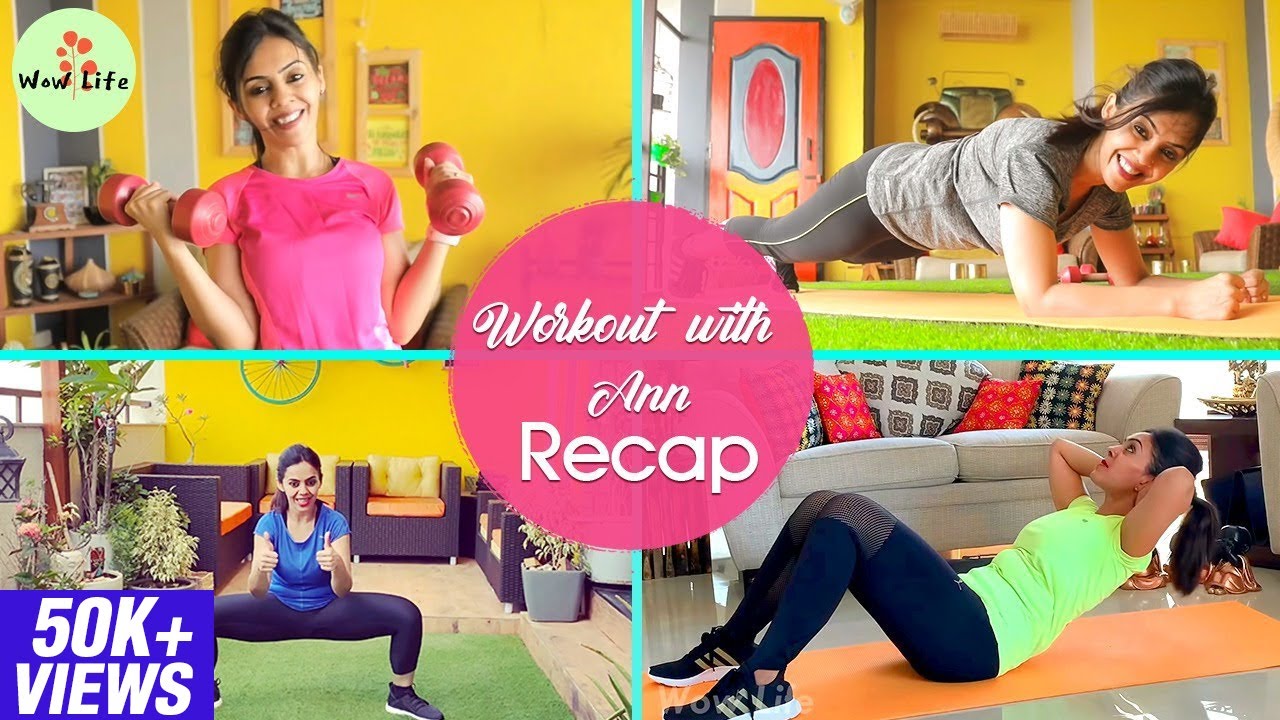 Workout With Ann - Recap | Lower & Upper Body, ABS, Full Body & HIIT Bootcamp Workout | Wow Life