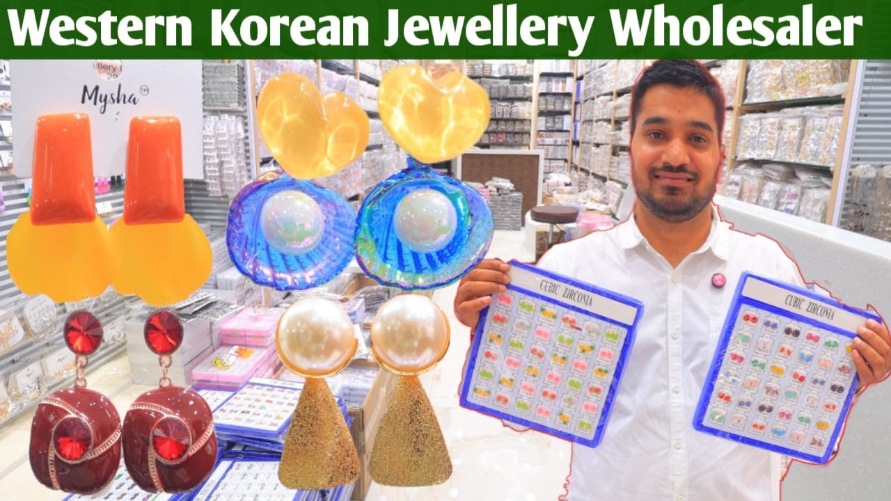 Korean Jewellery Wholesale in Mumbai | Western Earrings Wholesale Mumbai | Western Jewelry holesale