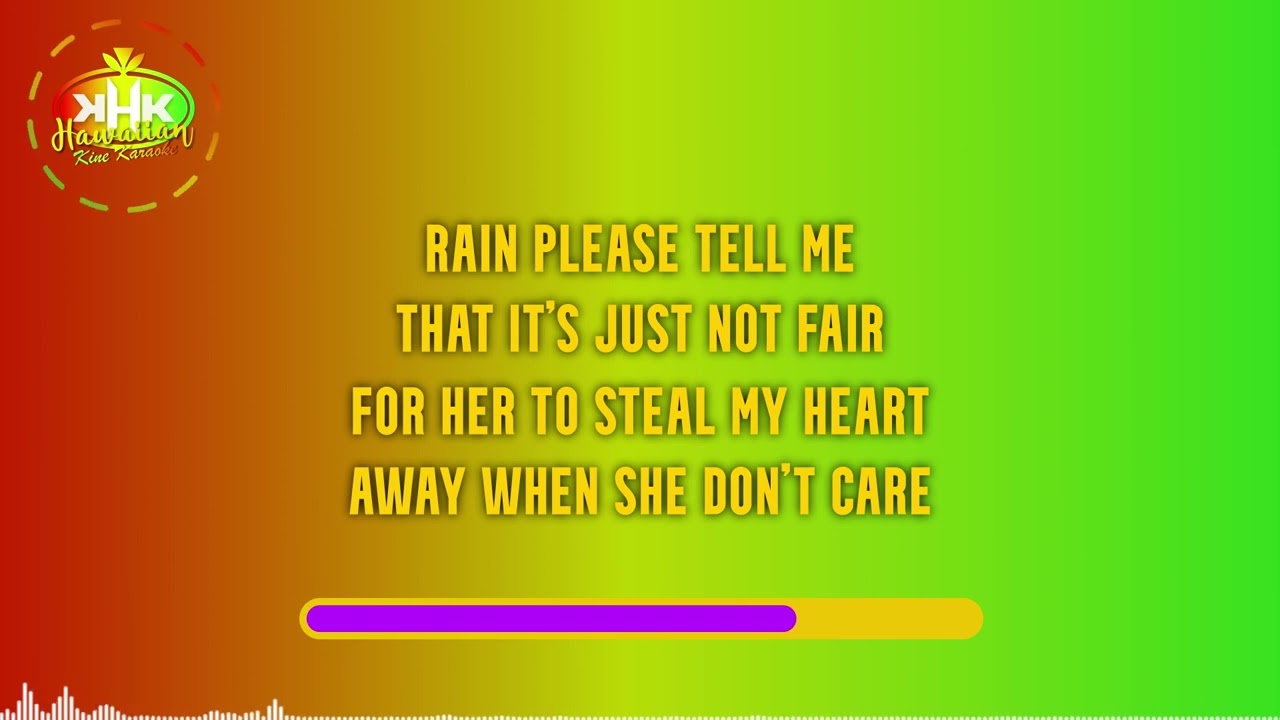 Ka'au Crater Boys - Rhythm of the Falling Rain (Karaoke Version) - Hawaiian Karaoke
