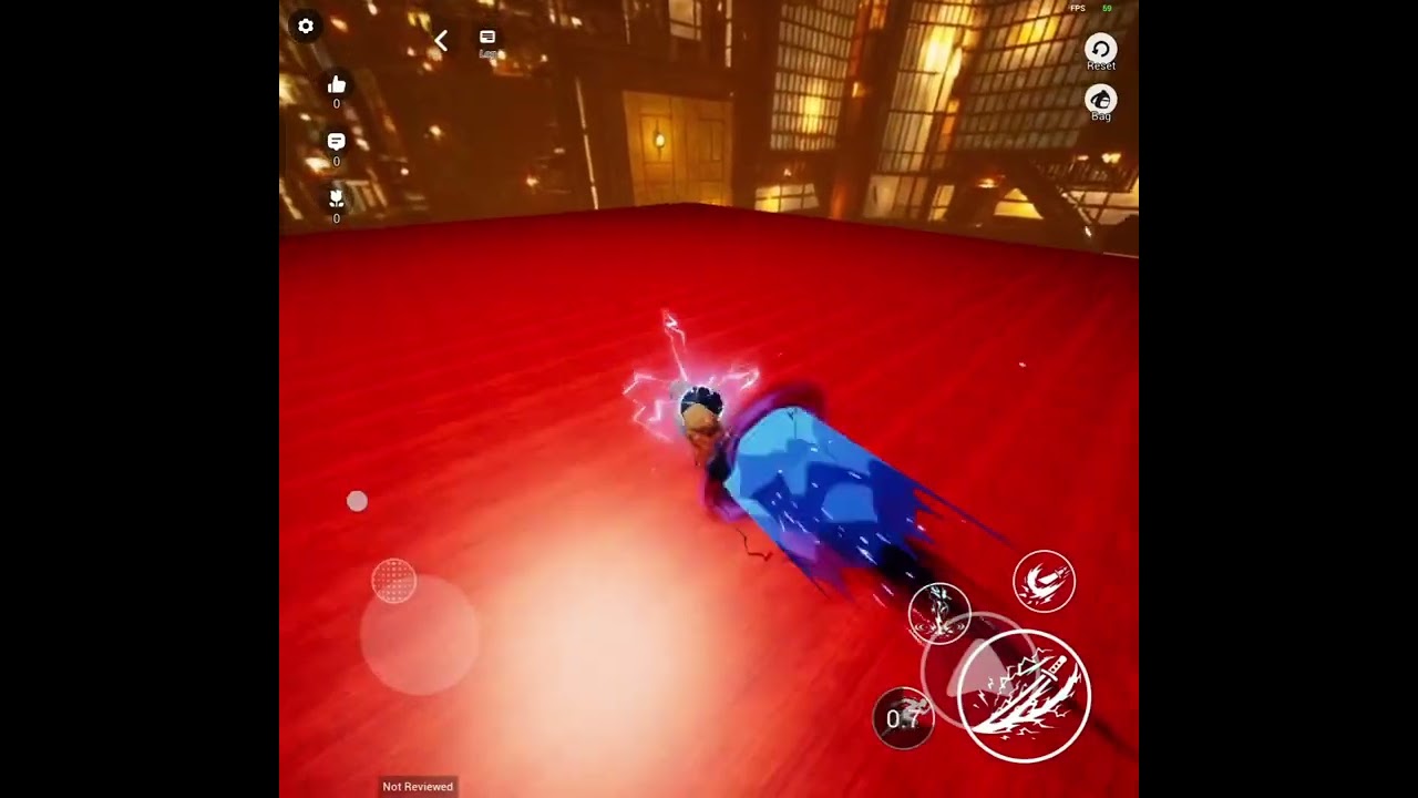 Trying to recreate Zenitsu’s moveset on my phone — Thunderclap and Flash goes SO HARD fr 🔥⚡️