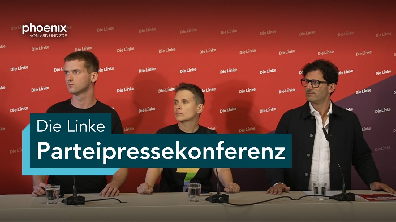 Die Linke: Parteipressekonferenz mit u.a. Luigi Pantisano | 27.07.26