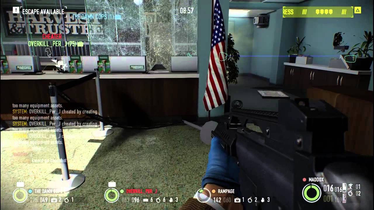PayDay 2 Online Multiplayer Gameplay!!
