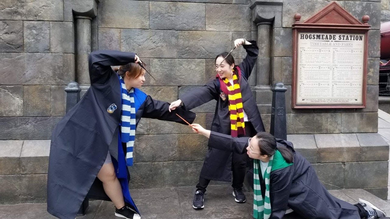Complete Interactive Wand Tricks in USJ | USJ Vlog