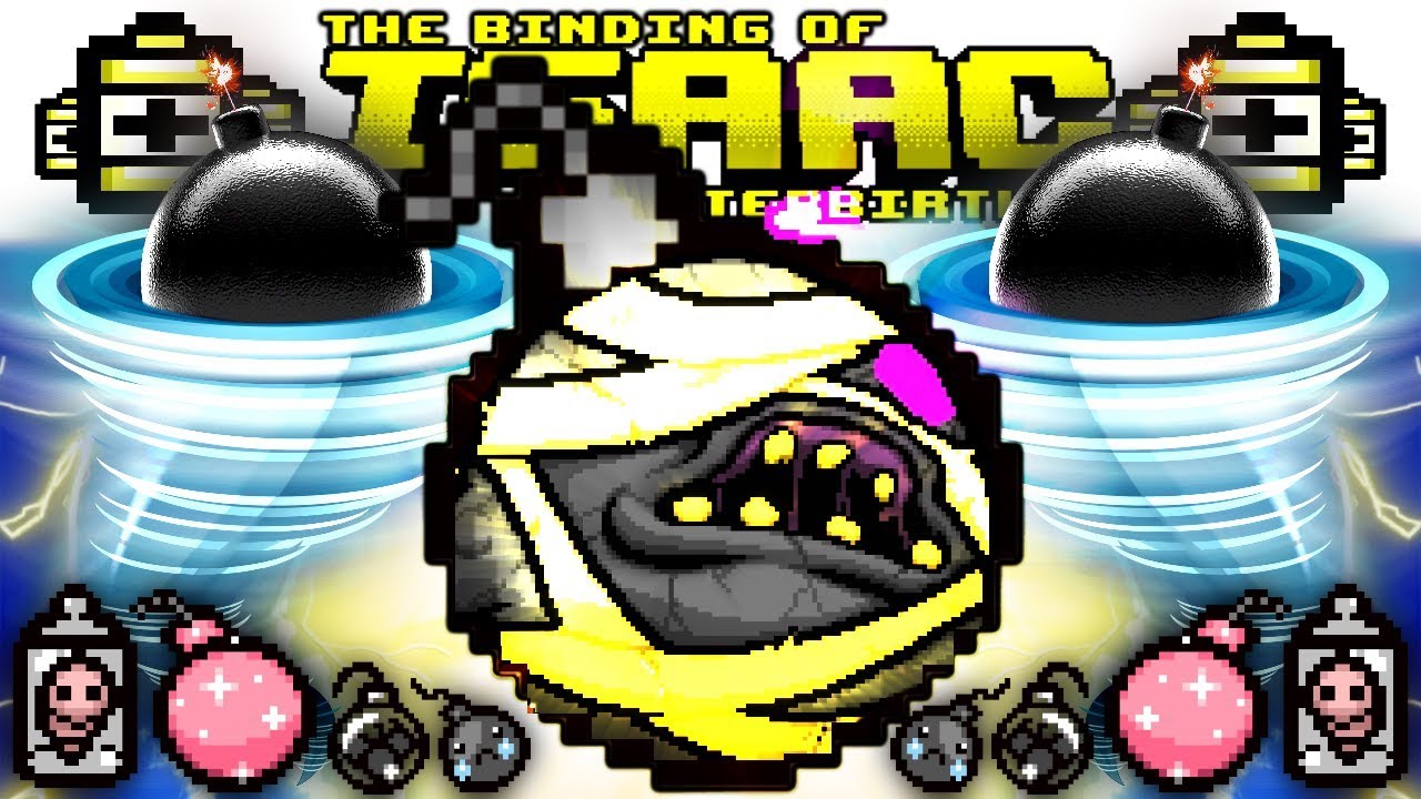 BOMB HURRICANE GAME BREAK (Sad Glitter Scatter MEGA Dr Fetus Bombs) | AFTERBIRTH PLUS Gameplay