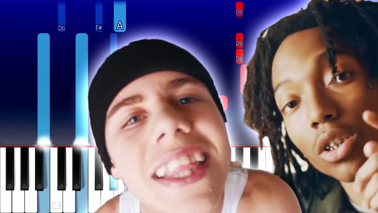 The Kid LAROI, Lil Tecca - Diva (Piano Tutorial)