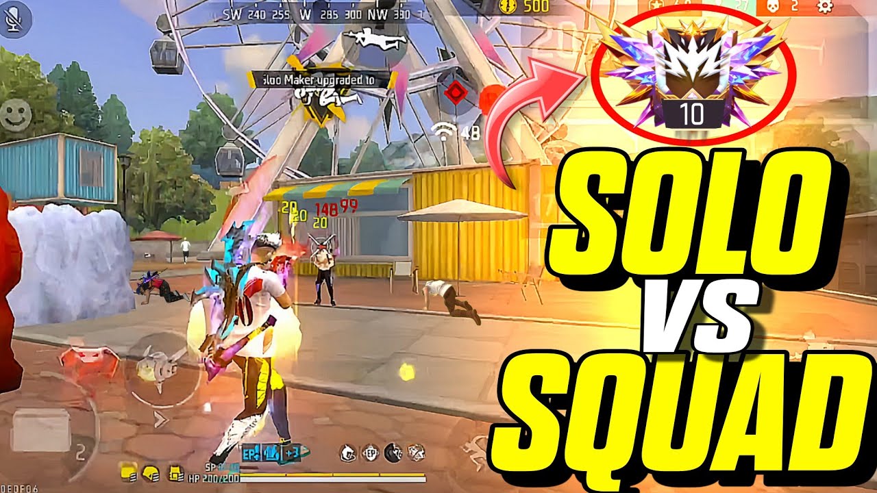 Region Lobby Solo VS Squad Gameplay 😱 \ Grandmaster Hard Lobby /  || MAHFUZ GM ||