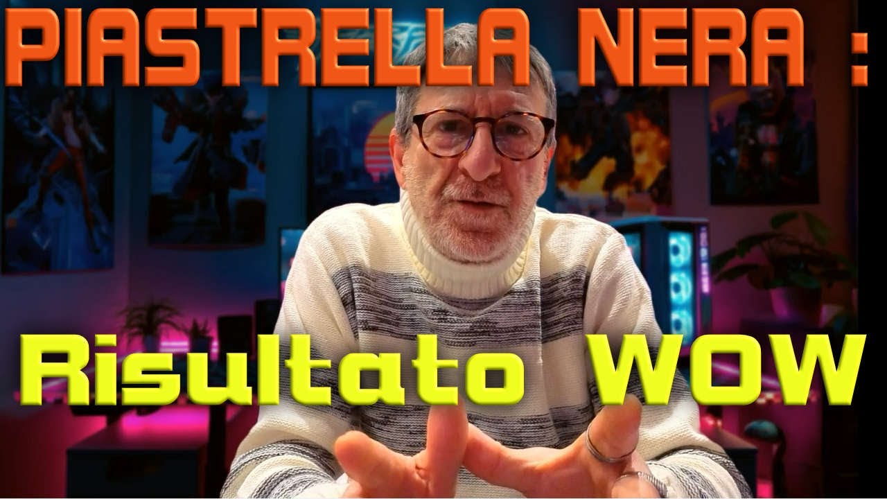 FOTO INCISA SI PIASTRELLA NERA