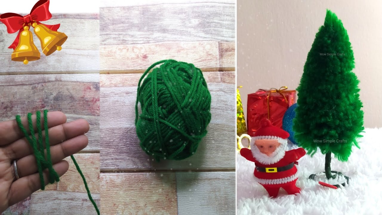 Christmas Tree making/Xmas 🌲with yarn/Christmas🌲 making with Thread|DIY Amazing Christmas Decor