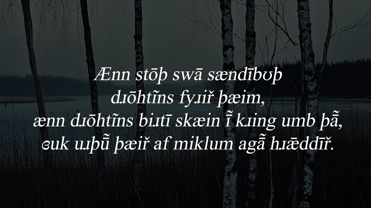 Johan Schalin, Early Old Nordic / F&ouml;rfornnordiska.