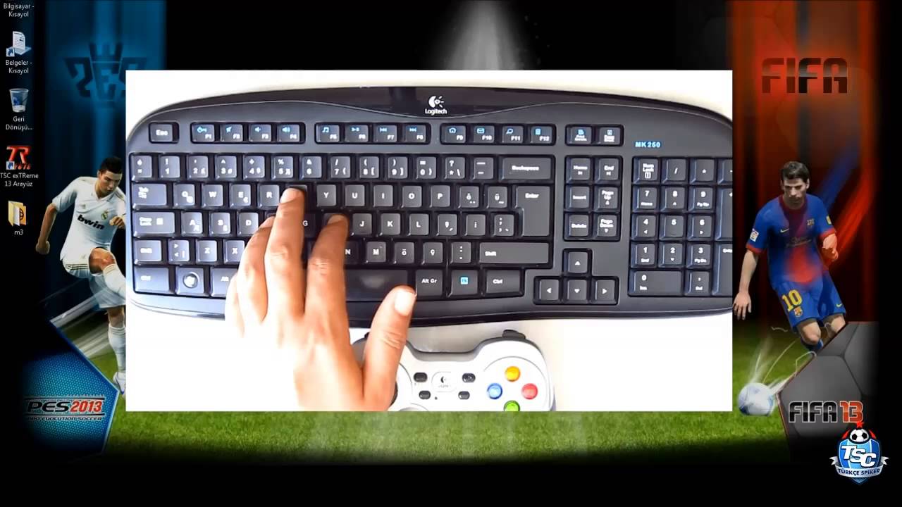 PES 2013 Yeni Hareketler Videosu -2-(klavye)